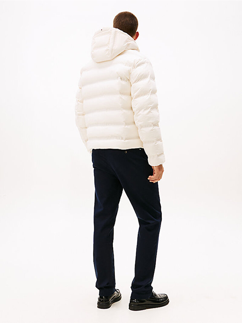 Erkek Tech Heat Sealed Mont Beyaz  MW0MW40637Z00