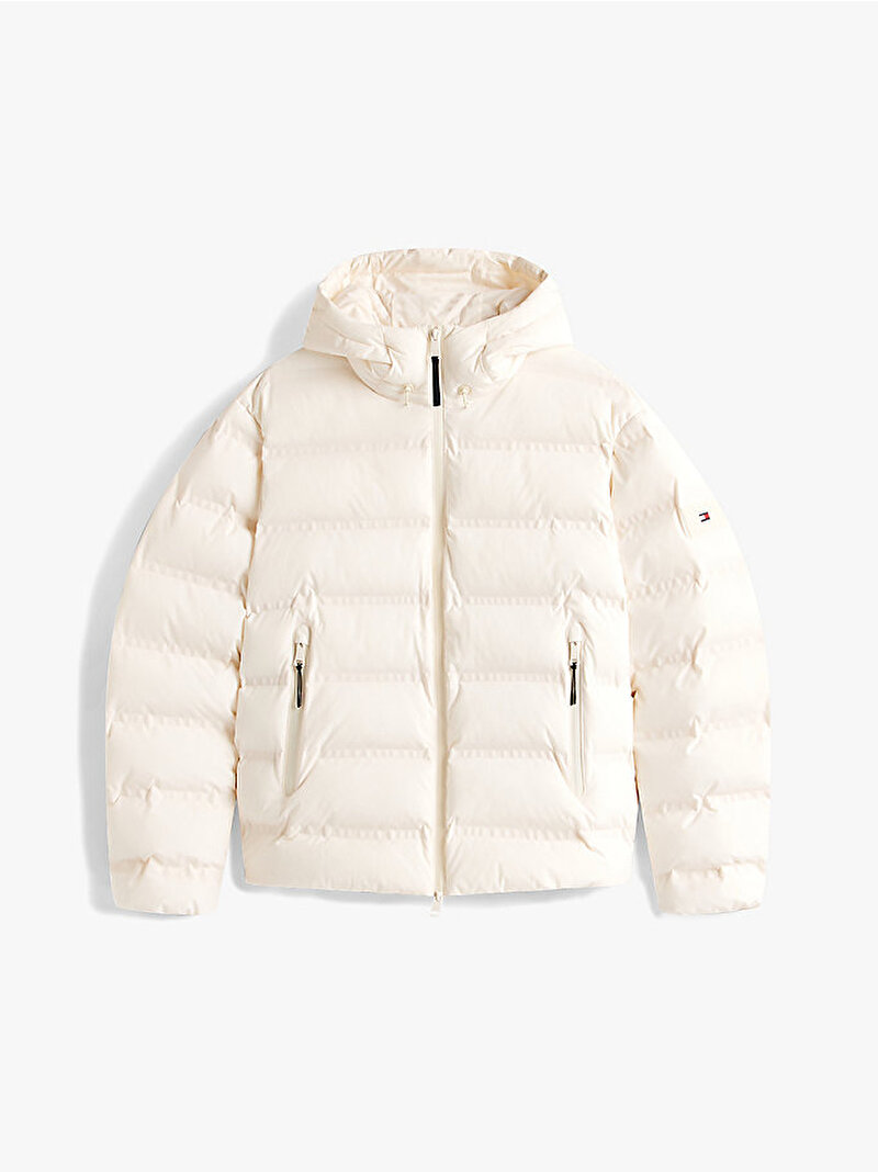 Erkek Tech Heat Sealed Mont Beyaz  MW0MW40637Z00