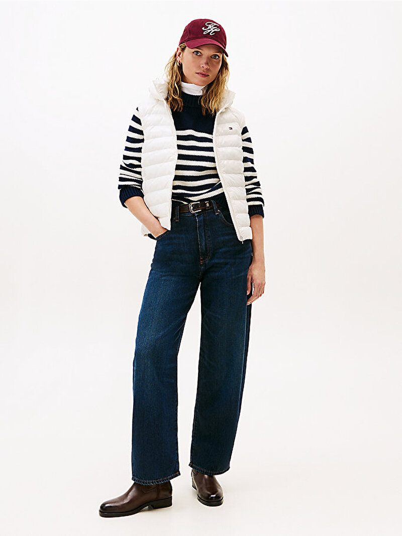 Kadın LW Padded Slim Yelek Beyaz  WW0WW47352YA8