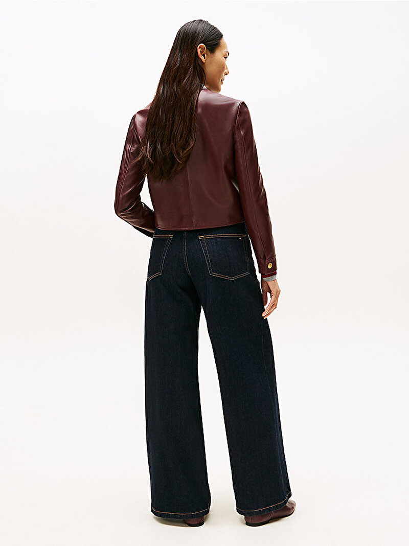 Kadın Leather Lady Ceket Kırmızı WW0WW46861XIH