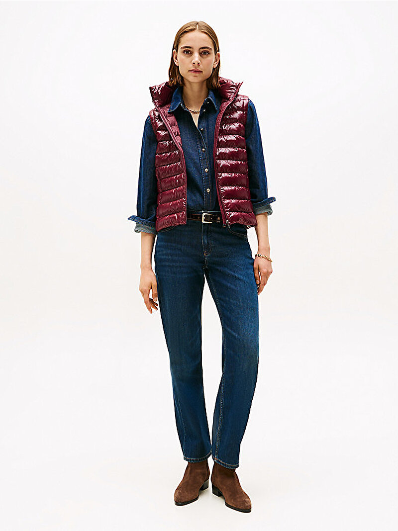 Kadın LW Padded Slim Yelek Kırmızı WW0WW47352XIH