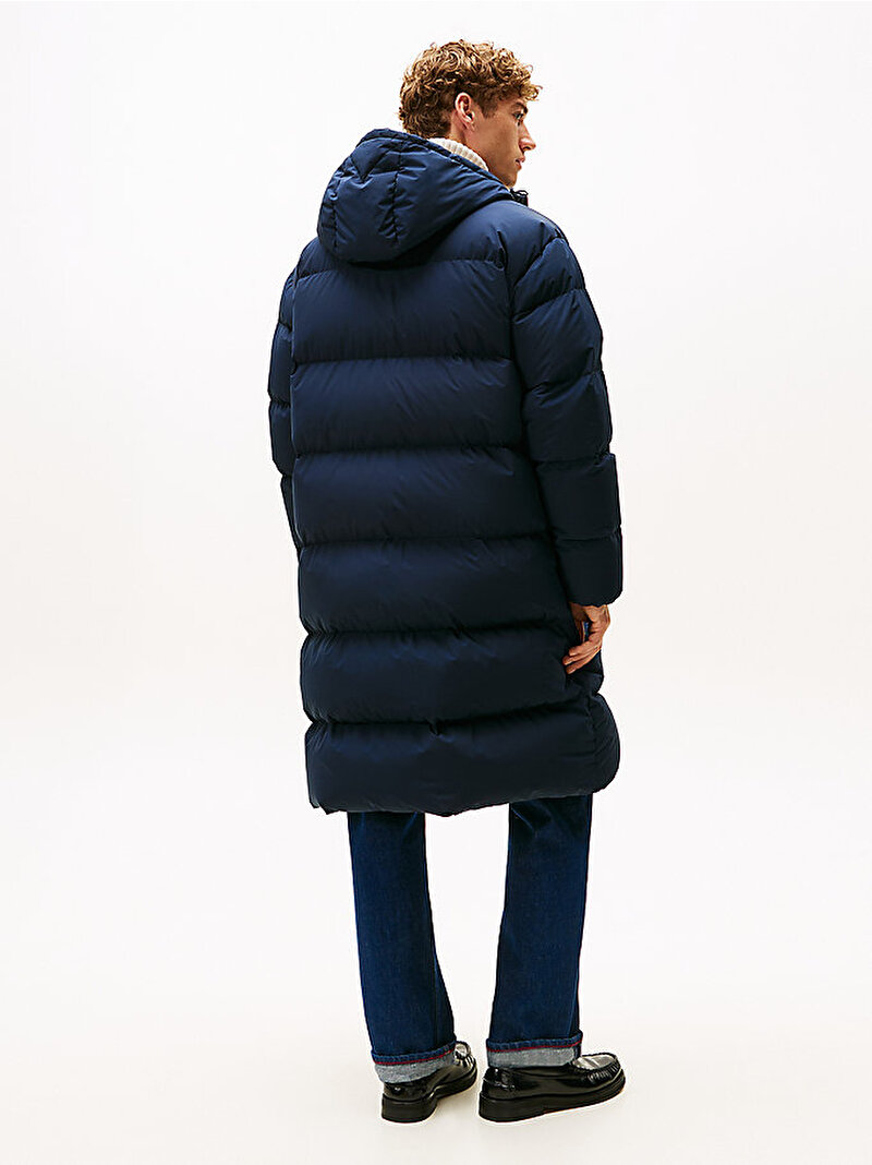 Erkek Down Parka Lacivert MW0MW40628DW5