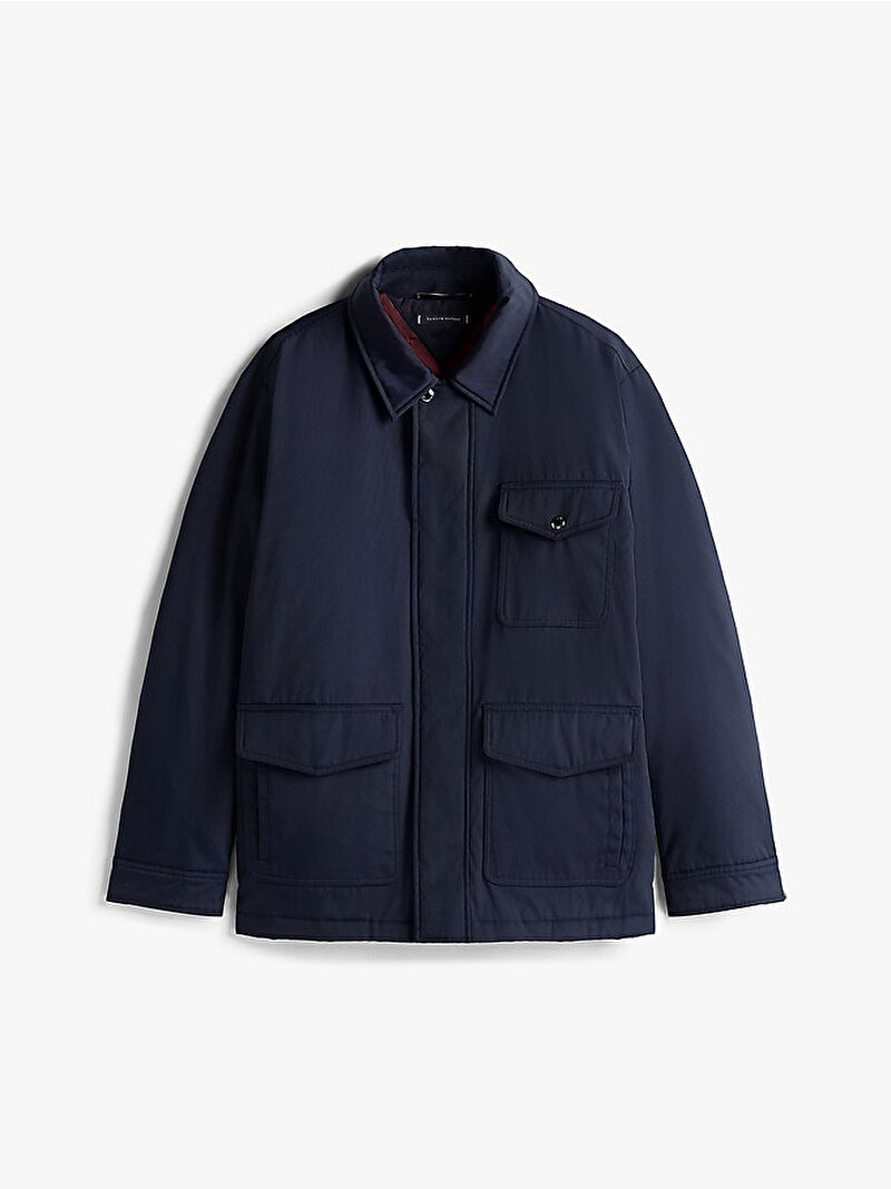 Erkek Naylon Hunting Ceket Lacivert MW0MW40775DW5