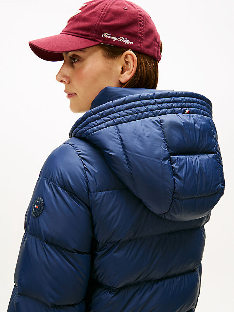 Kadın Down Casual Ceket Lacivert WW0WW43581C1G