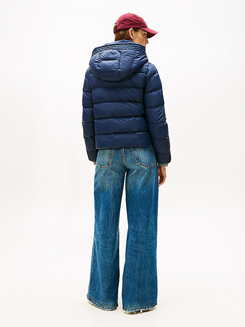 Kadın Down Casual Ceket Lacivert WW0WW43581C1G