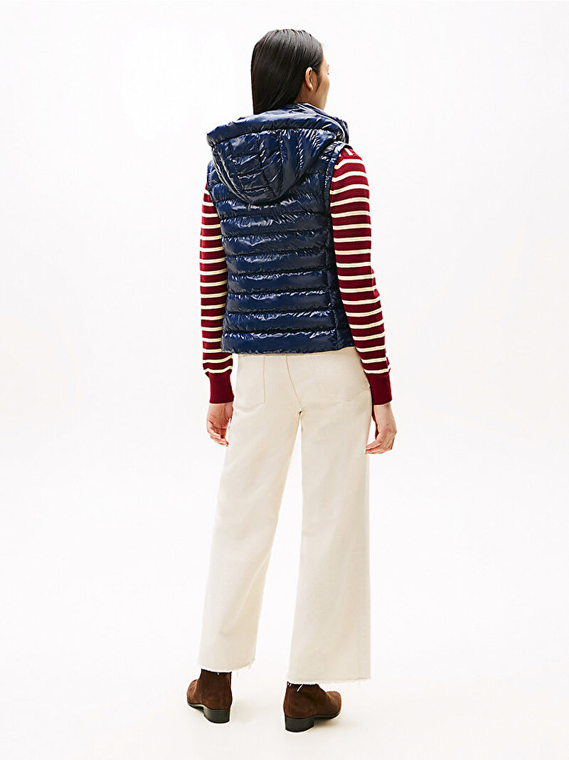 Kadın LW Padded Slim Yelek Lacivert WW0WW47352C1G