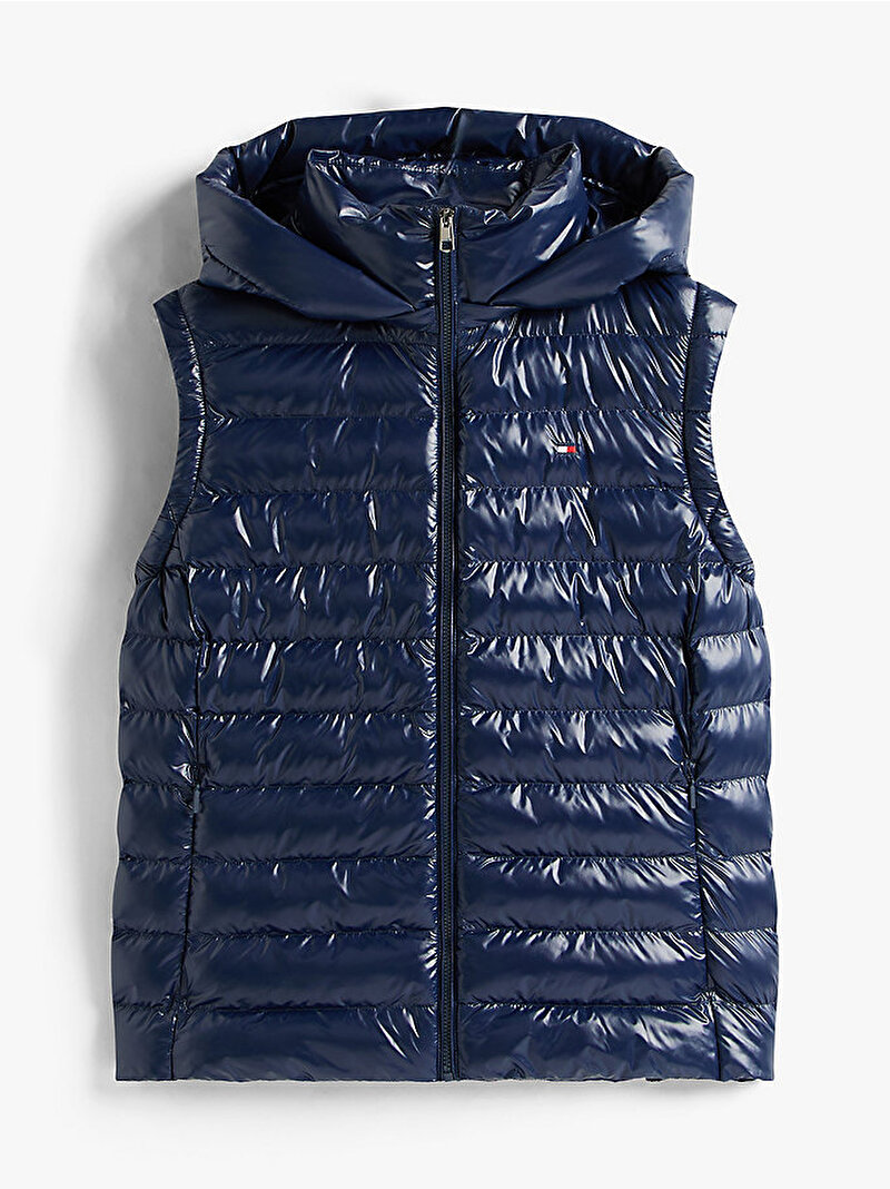 Kadın LW Padded Slim Yelek Lacivert WW0WW47352C1G