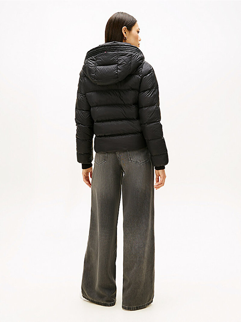 Kadın Down Casual Ceket Siyah WW0WW43581BDS