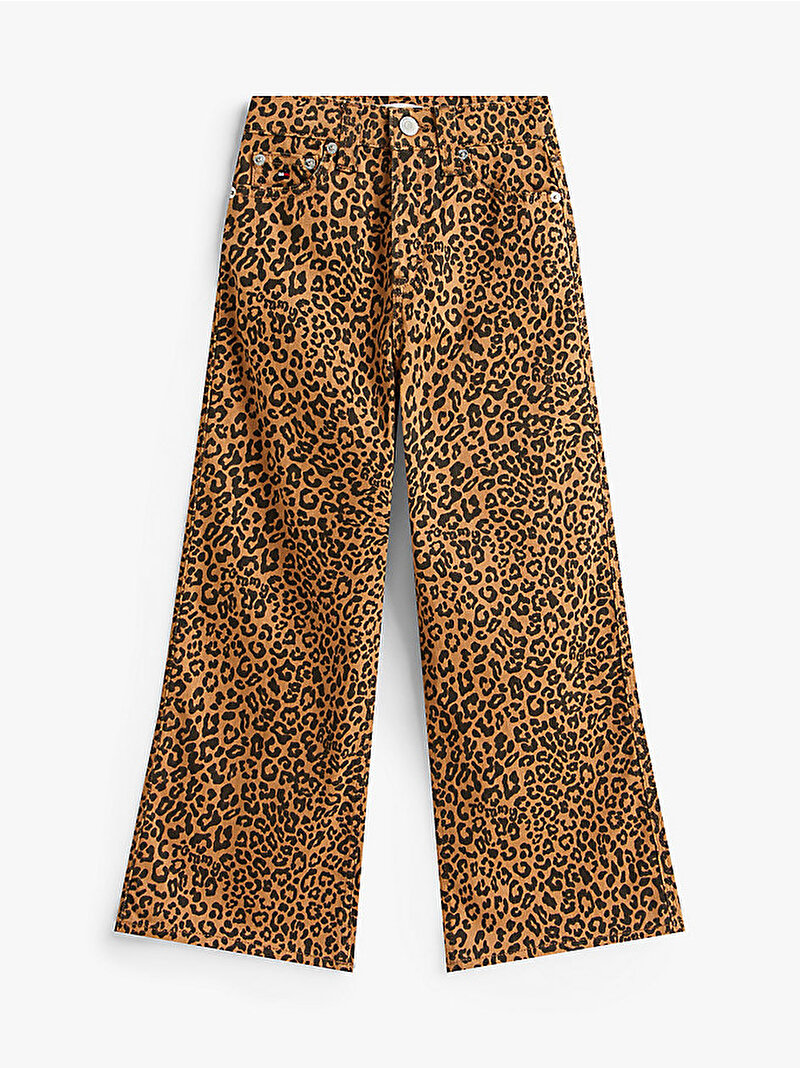 Kız Çocuk Mabel Leopard Jean Pantolon Çok renkli KG0KG090151CD