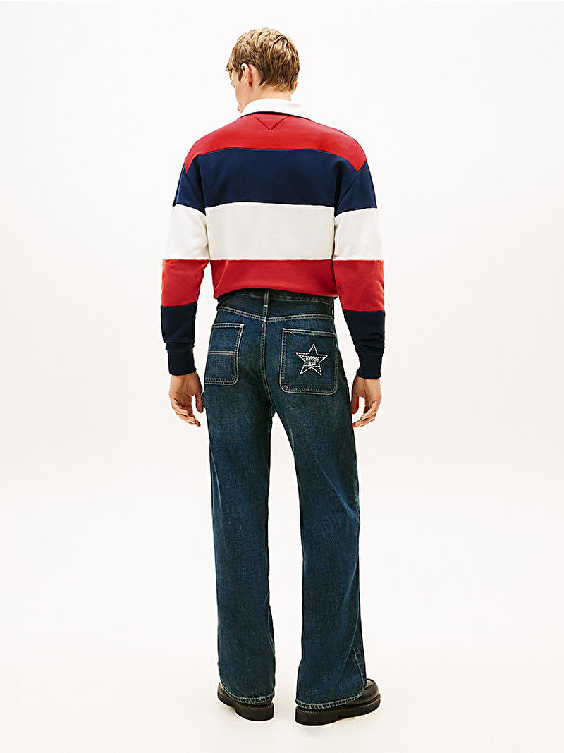 Unisex Tommy Girl Relaxed Jean Pantolon Mavi  DN0DN000951CE