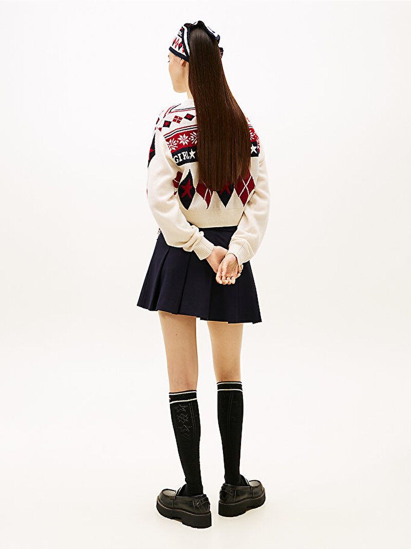 Kadın Tommy Girl Fairisle Kazak Çok renkli DW0DW22498YBL