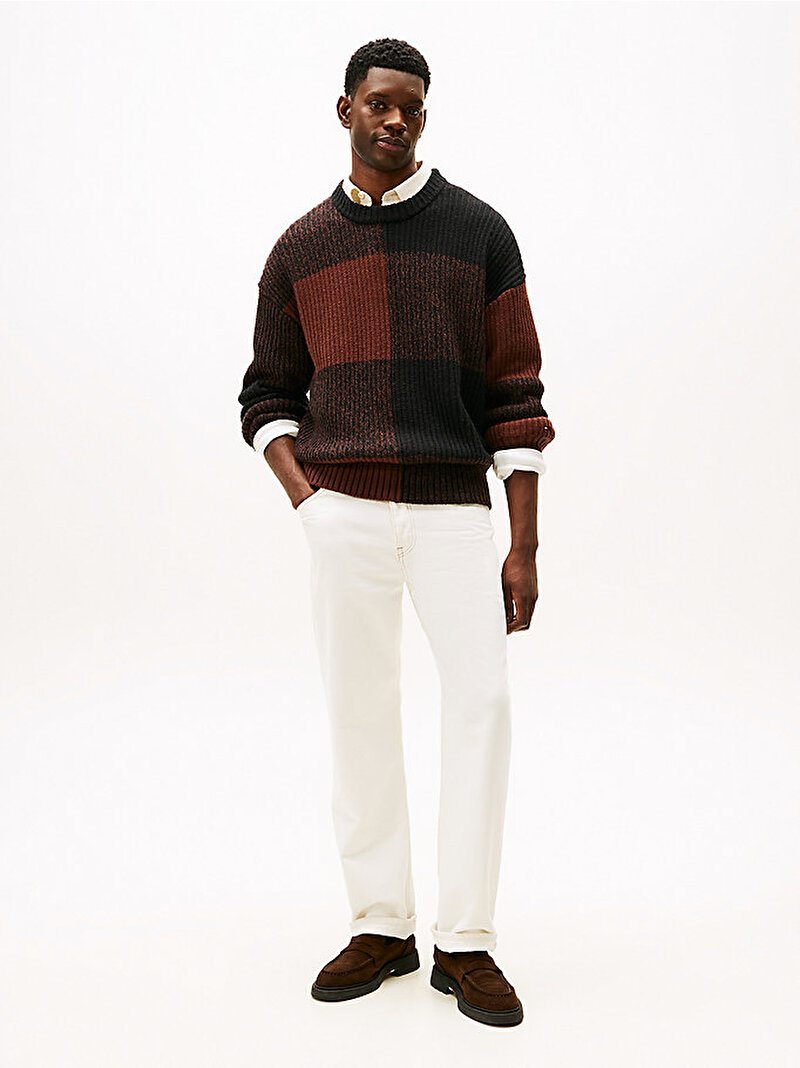 Erkek Buffalo Check Kazak Çok renkli MW0MW408000BR