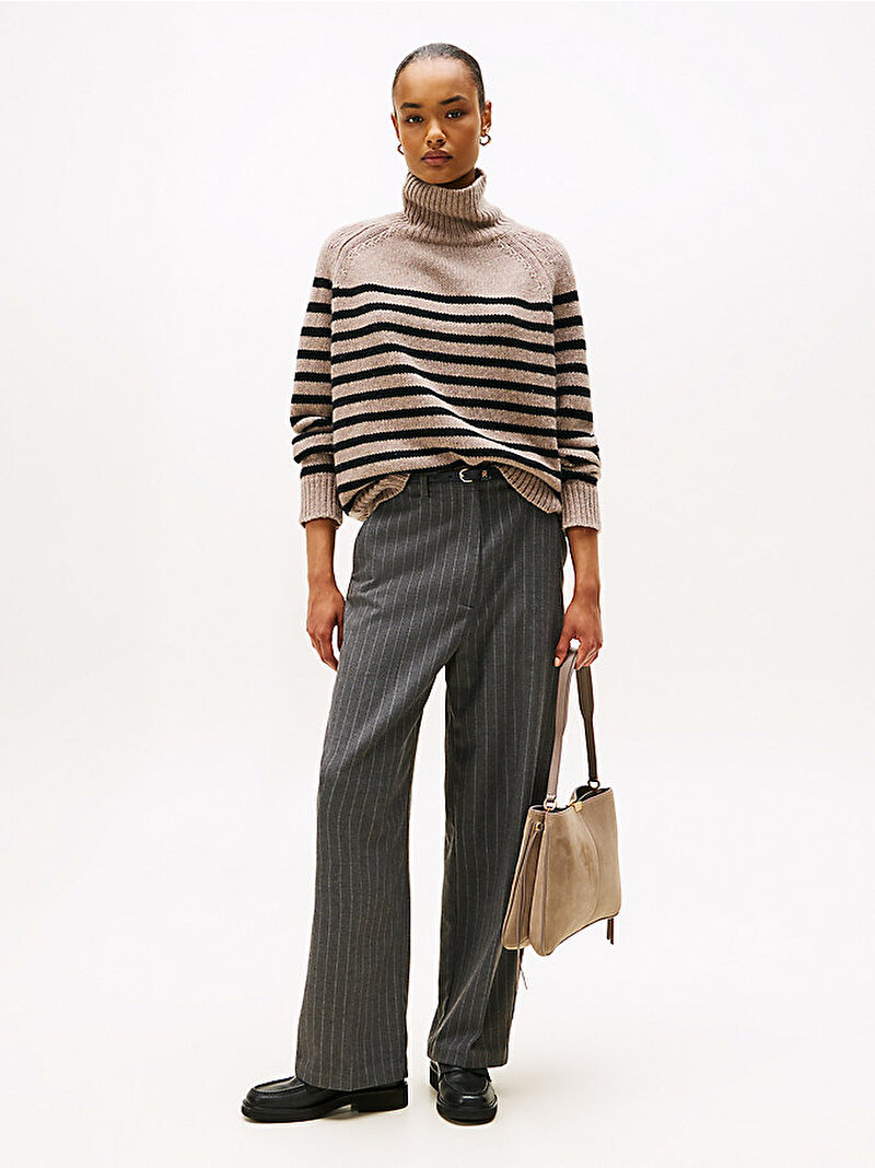 Kadın Chunky Wool Kazak Çok renkli WW0WW464130AE