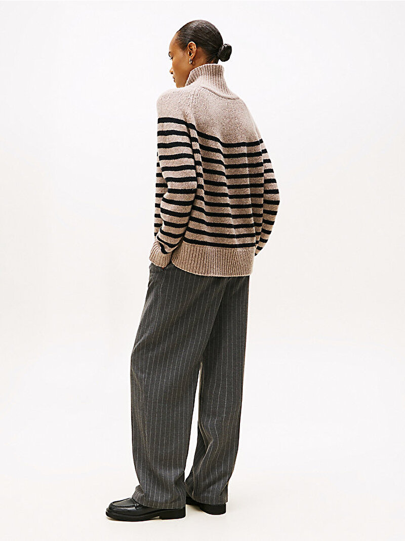 Kadın Chunky Wool Kazak Çok renkli WW0WW464130AE