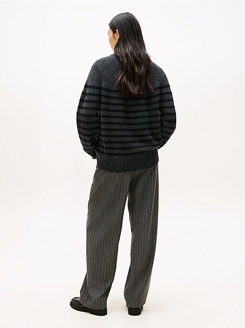 Kadın Chunky Wool Kazak Gri WW0WW464160CS