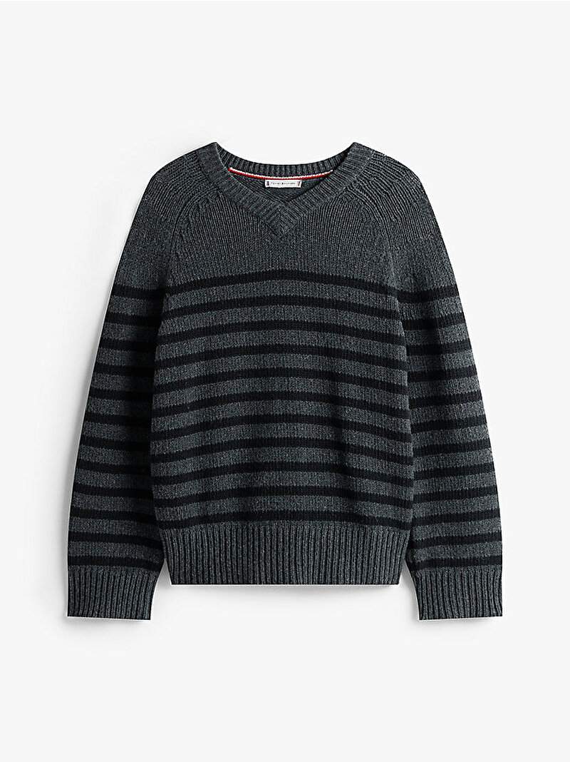 Kadın Chunky Wool Kazak Gri WW0WW464160CS