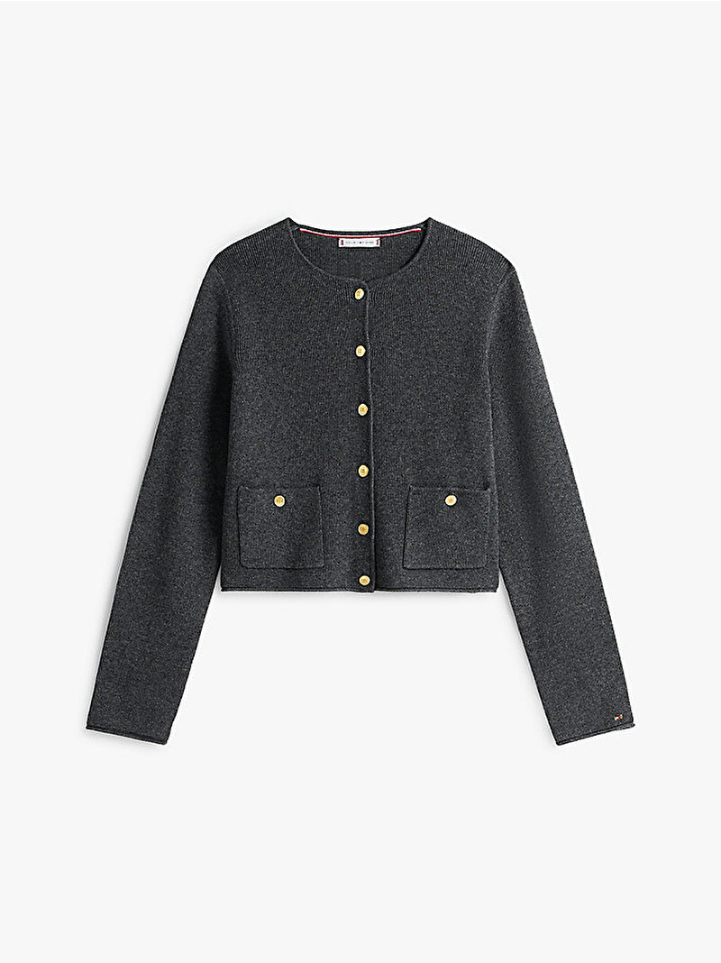 Kadın Soft Wool Lady Hırka Gri WW0WW46441P4E