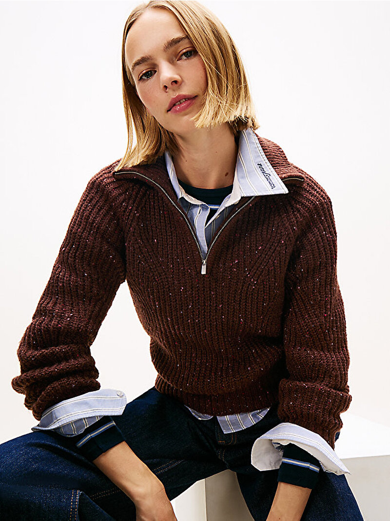 Kadın TJW Kazak Kahverengi DW0DW21686GS7