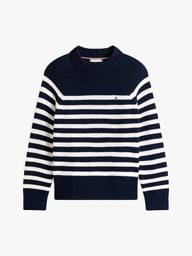 Kadın Cotton Blend Kazak Lacivert WW0WW467590BD