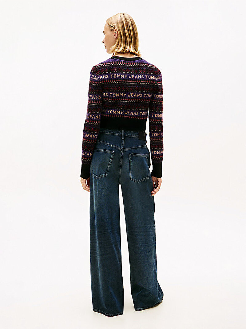 Kadın TJW Fairisle Hırka Siyah DW0DW21691BDS