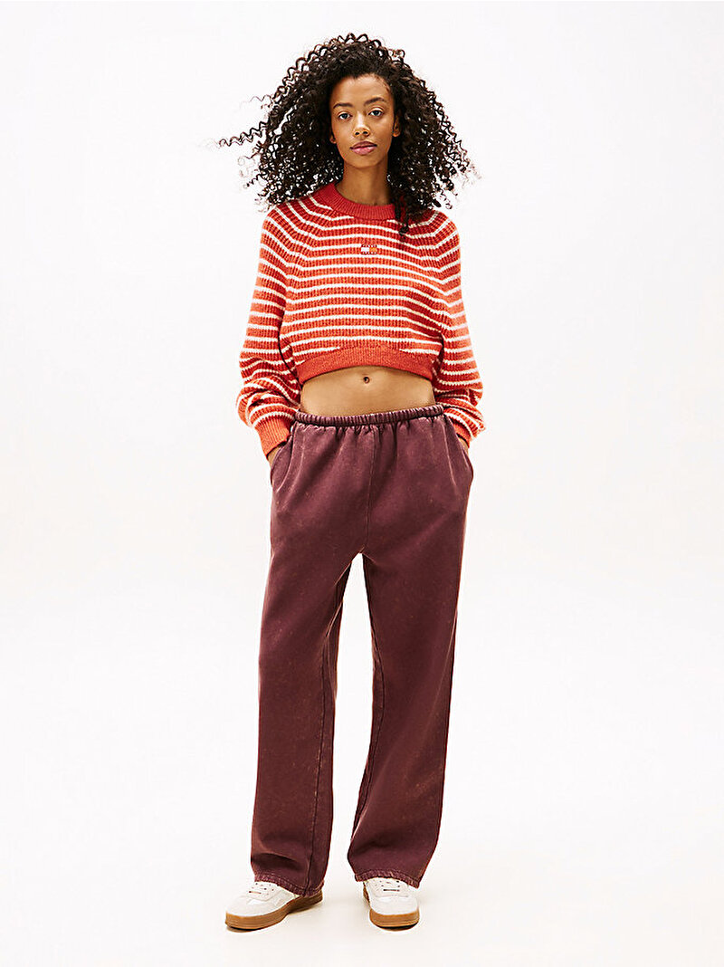 Kadın TJW Crop Badge Kazak Turuncu DW0DW21677SCU