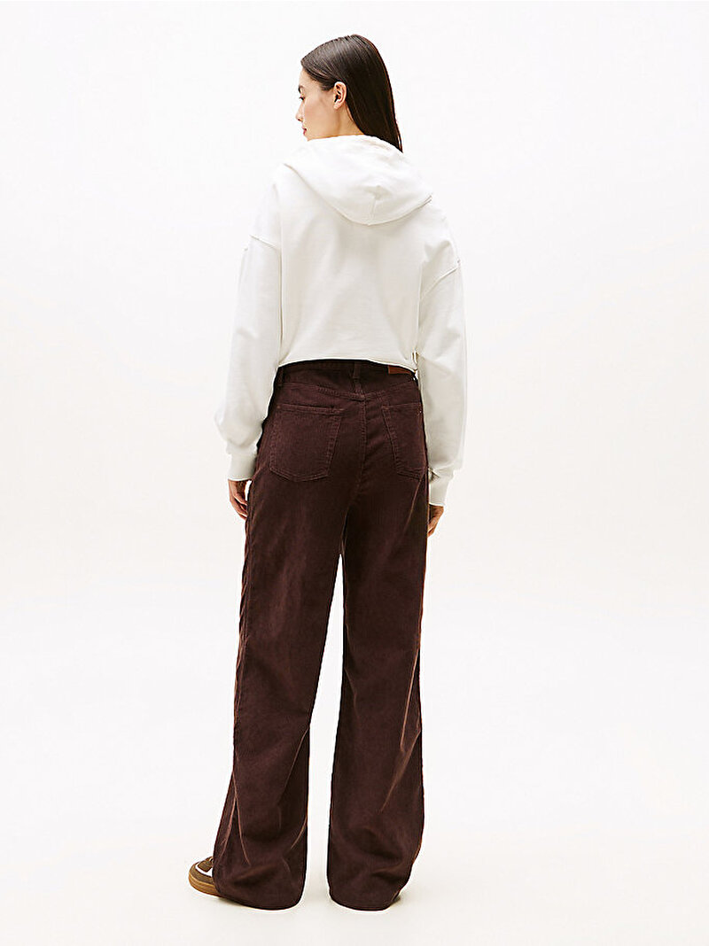 Kadın TJW Claire Wide Pantolon Kahverengi DW0DW21700GS7