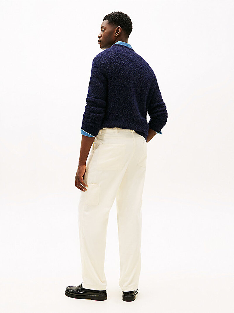 Erkek Murray Corduroy Pantolon Beyaz  MW0MW40337YA8