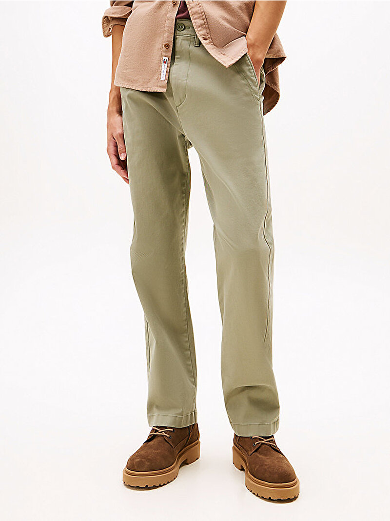 Erkek TJM Otis Cotton Pantolon Yeşil DM0DM22008M1L