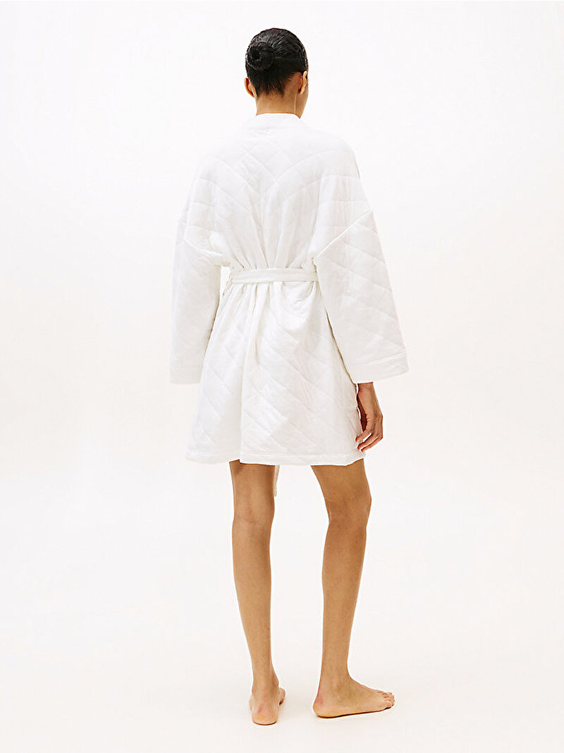 Kadın Gift Quilted Bornoz Bej  UW0UW06217YBI