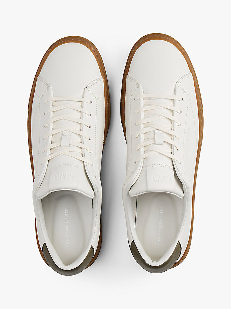 Erkek Premium Dress Cupsole Sneaker Ekru FM0FM05572YBL