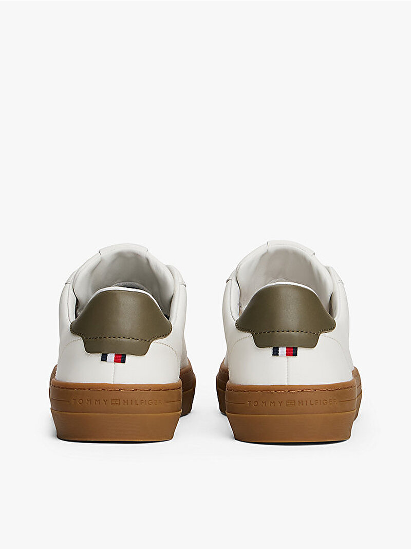 Erkek Premium Dress Cupsole Sneaker Ekru FM0FM05572YBL