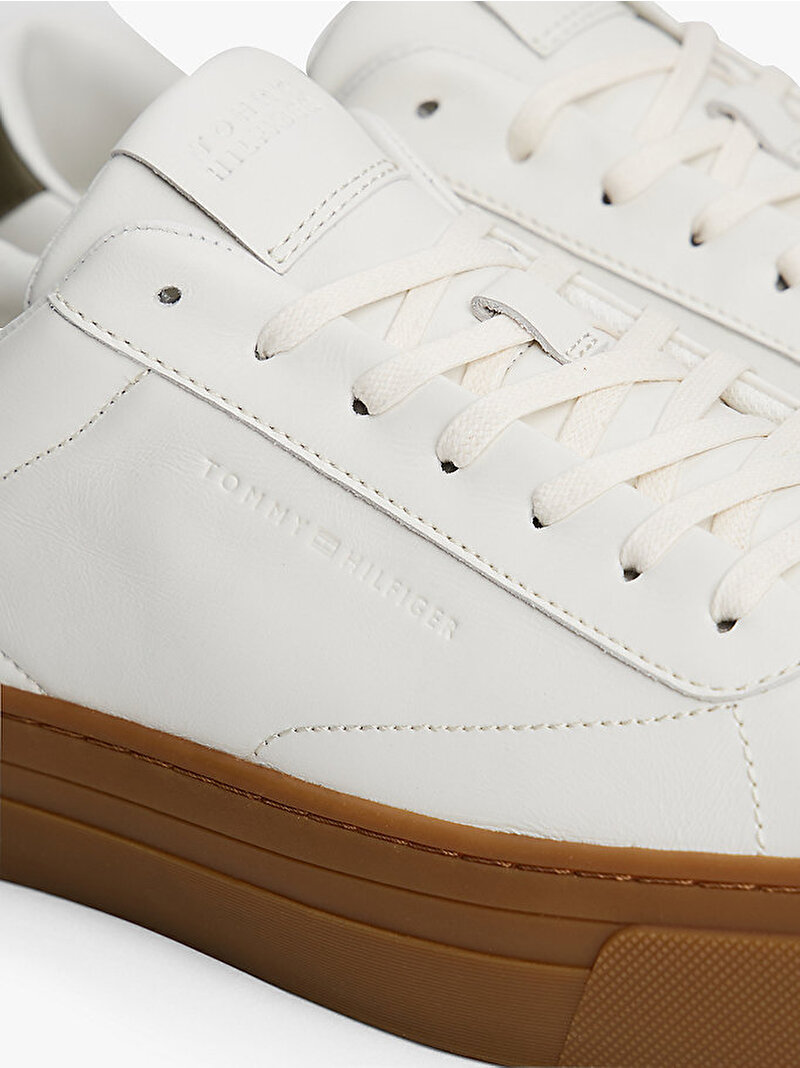 Erkek Premium Dress Cupsole Sneaker Ekru FM0FM05572YBL