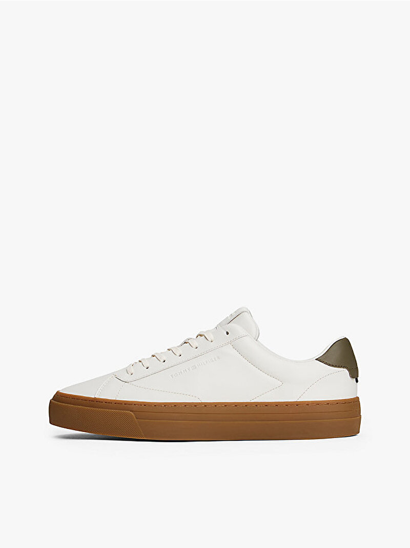 Erkek Premium Dress Cupsole Sneaker Ekru FM0FM05572YBL