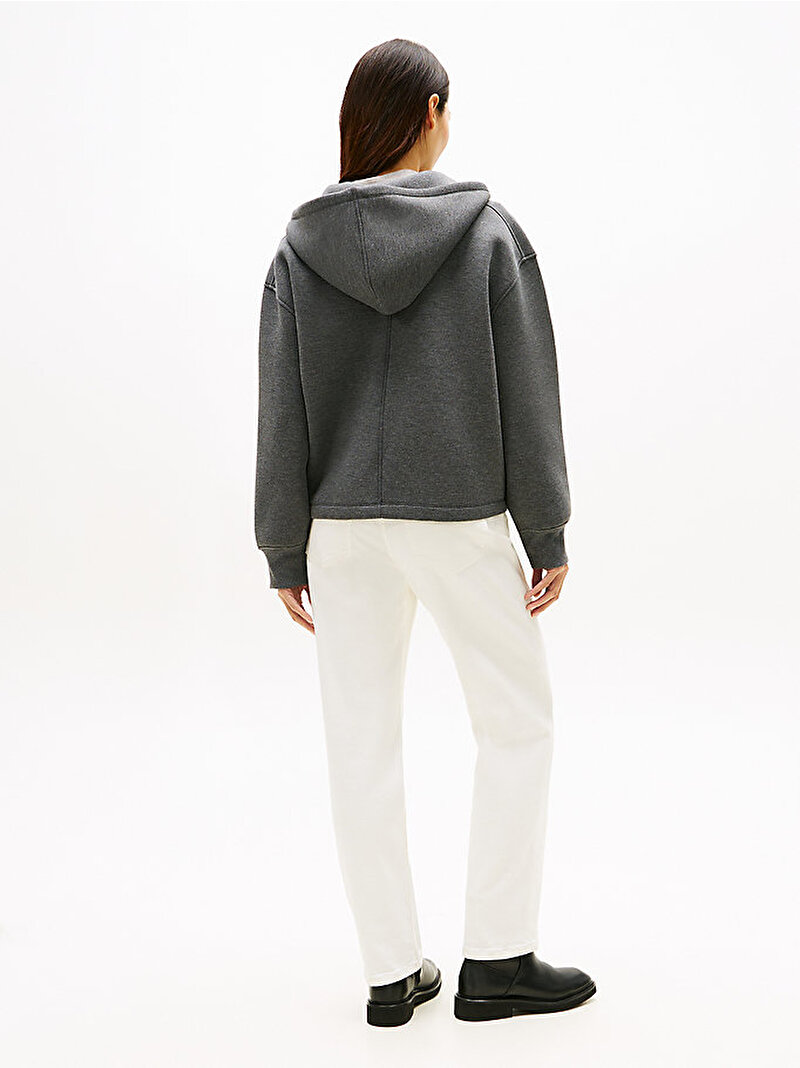 Kadın TH Interlock Sweatshirt Gri WW0WW46815P61