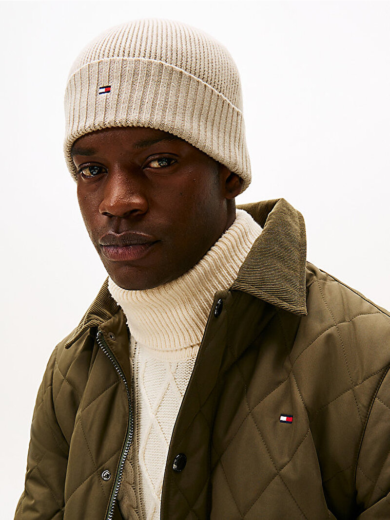 Erkek TH Flag Pima Bere Bej  AM0AM12796ACI