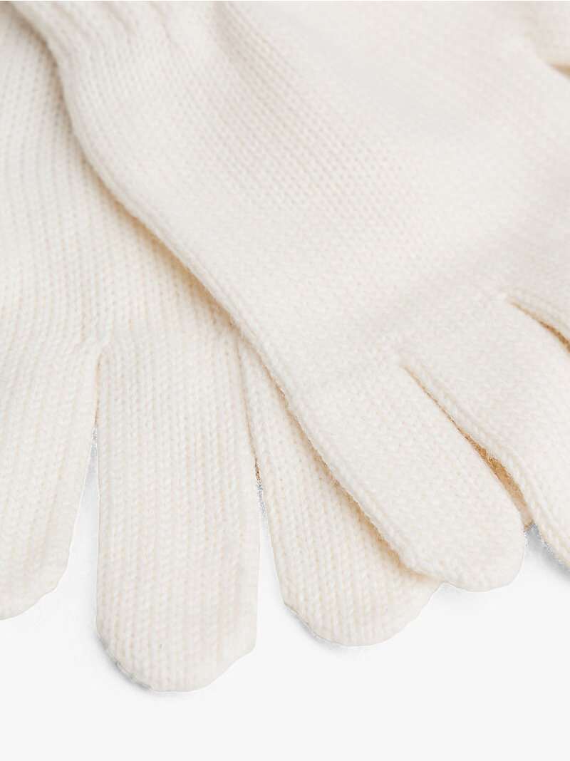 Çocuk Unisex Small Flag Eldiven Beyaz  AU0AU01657YBH