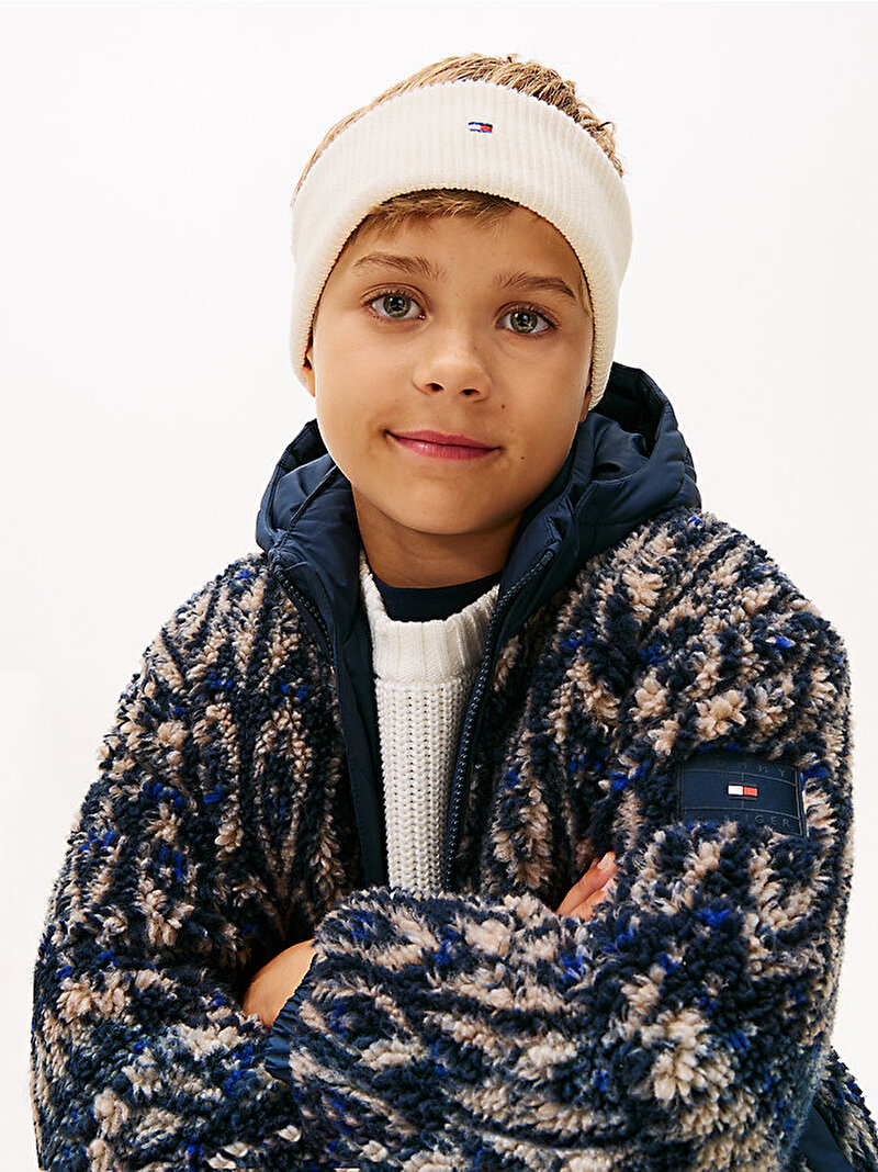 Çocuk Unisex Small Flag Şaç Bandı Beyaz  AU0AU01779YBH