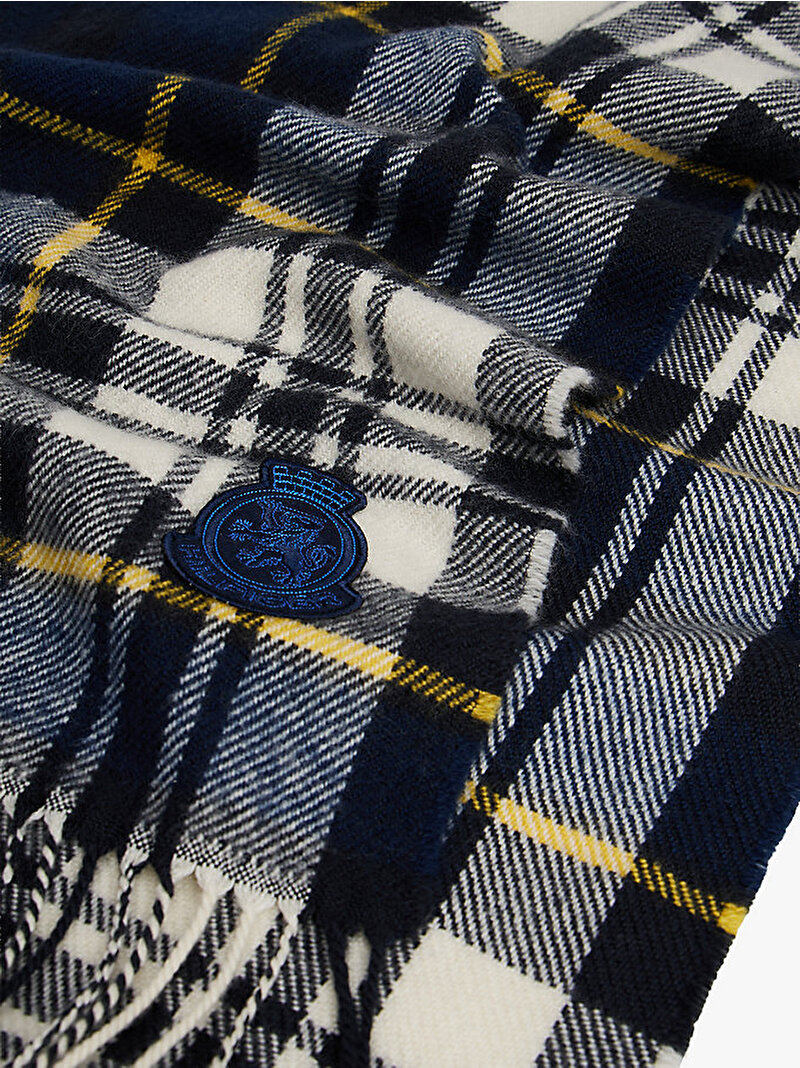 Erkek TH Crest Check Atkı Çok renkli AM0AM13599C7G