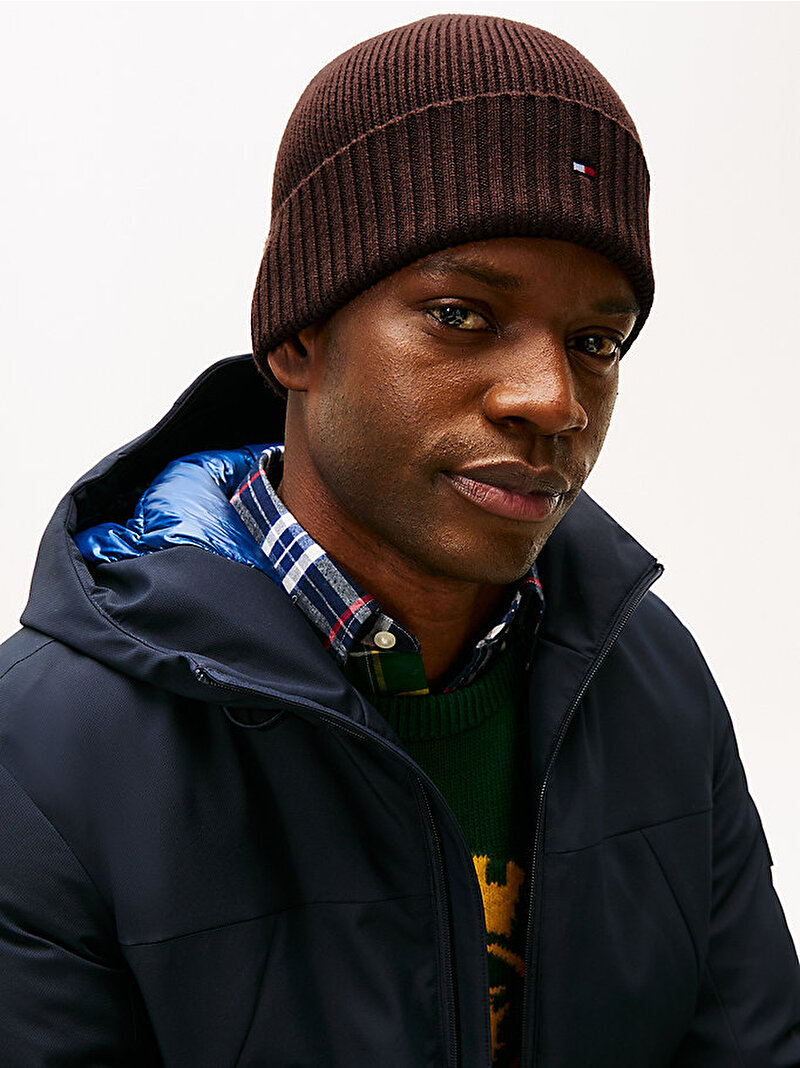 Erkek TH Flag Pima Bere Kahverengi AM0AM12796GSZ