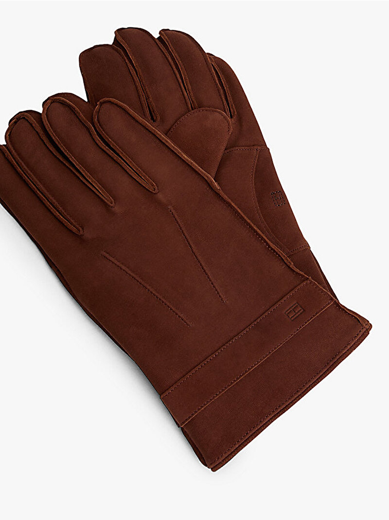 Erkek TH Flag Nubuck Eldiven Kahverengi AM0AM13600GB6