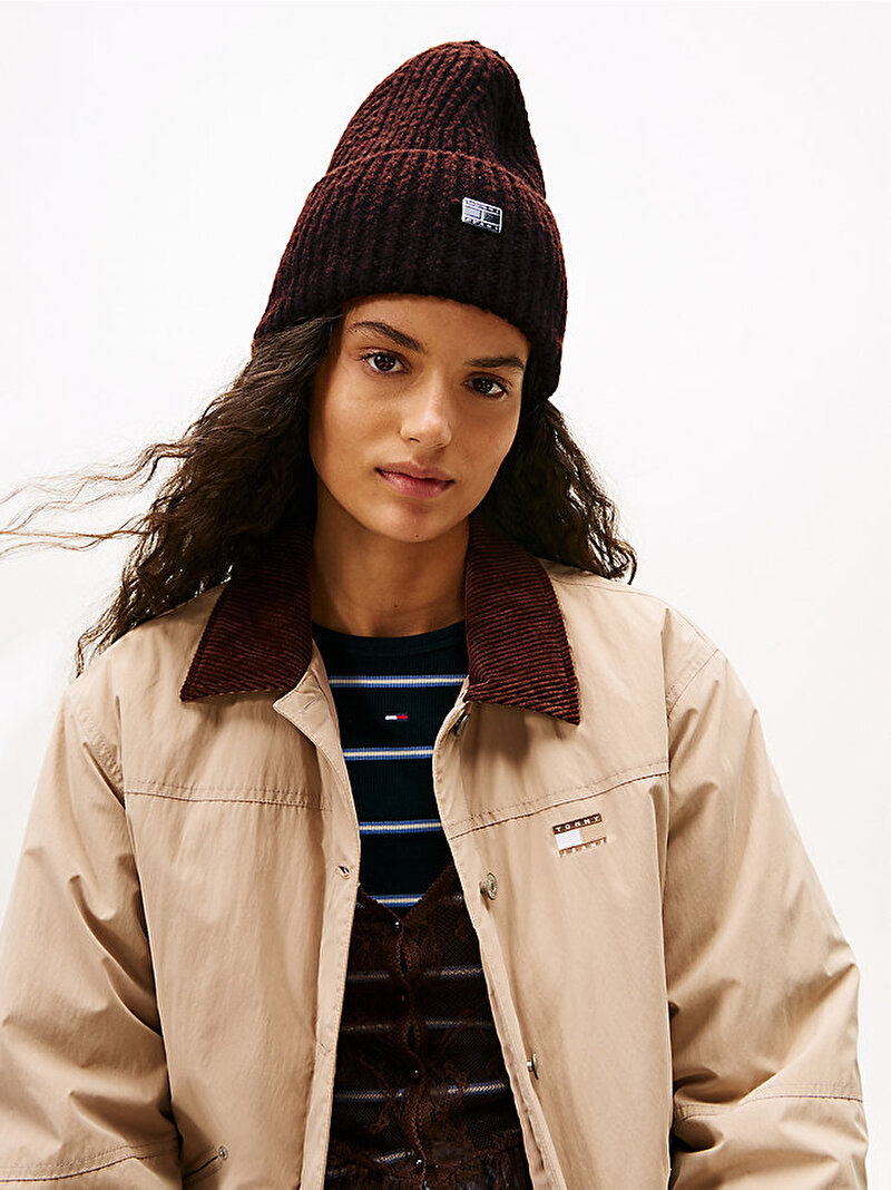 Kadın TJW Elevated Bere Kahverengi AW0AW17905GS7