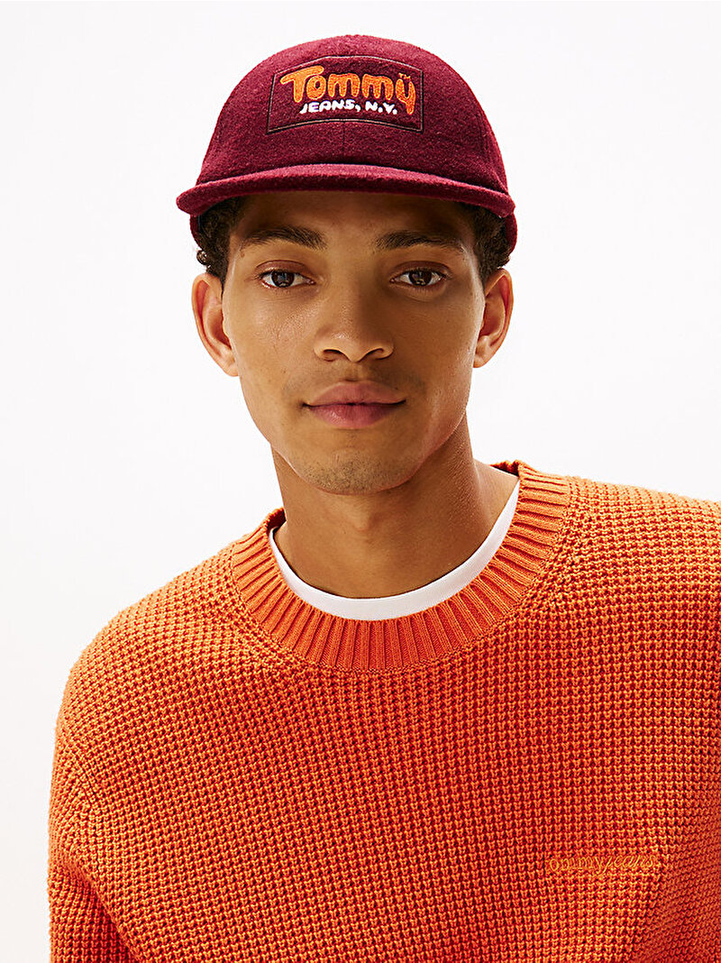 Erkek TJM Collegiate Şapka Kırmızı AM0AM13674XIU