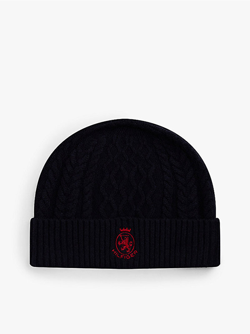 Erkek TH Crest Knit Bere Lacivert AM0AM13828DW6