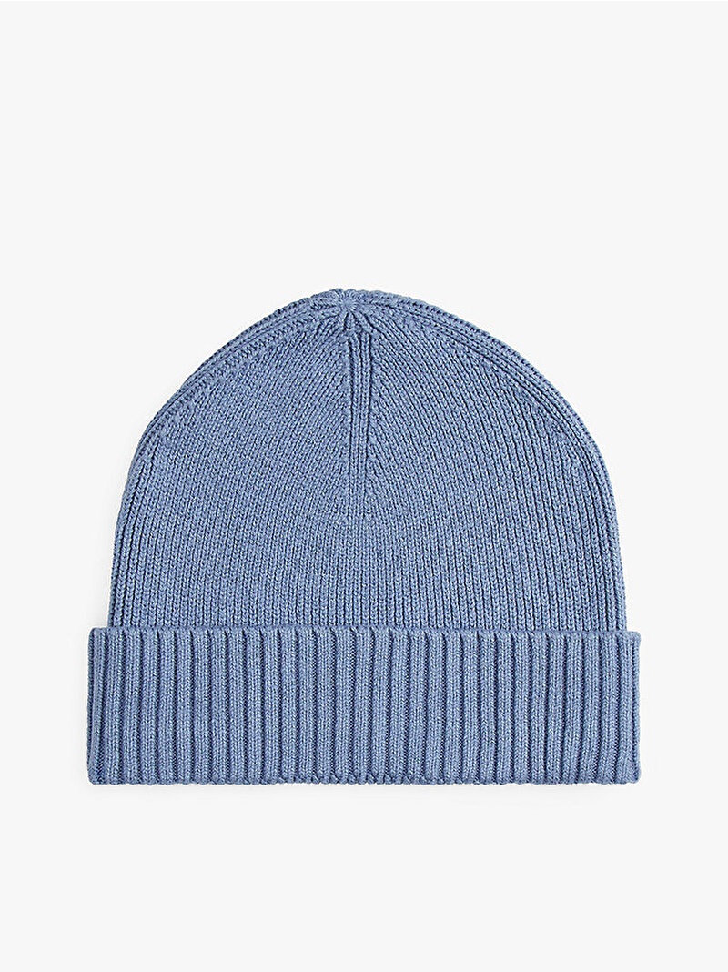 Erkek TH Flag Pima Bere Mavi  AM0AM12796C2B