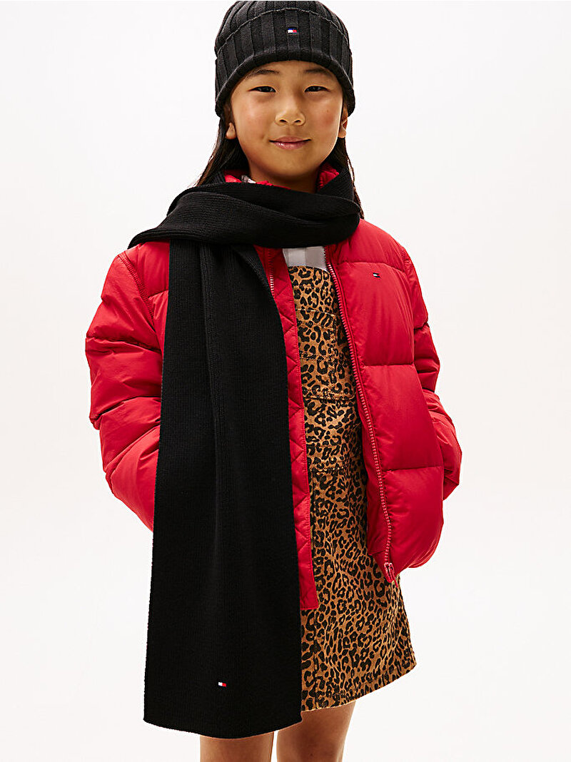 Çocuk Unisex Small Flag Atkı Siyah AU0AU01566BDS