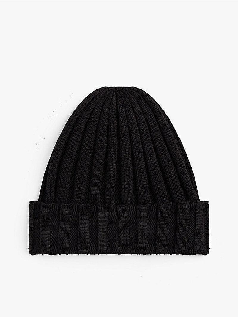 Çocuk Unisex Small Flag Bere Siyah AU0AU02004BDS