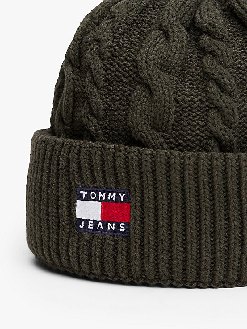 Erkek TJM Heritage Cable Bere Yeşil AM0AM13670MRH