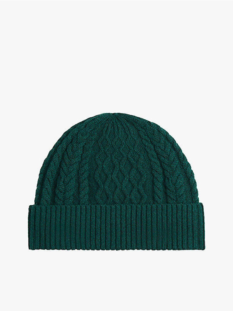 Erkek TH Crest Knit Bere Yeşil AM0AM13828L6K