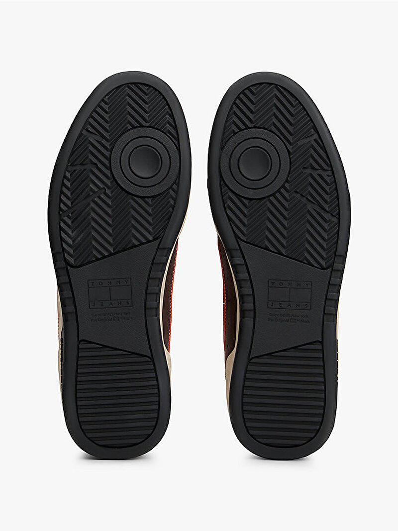 Erkek TJM Cupsole Leather Sneaker Kahverengi EM0EM01611GT1