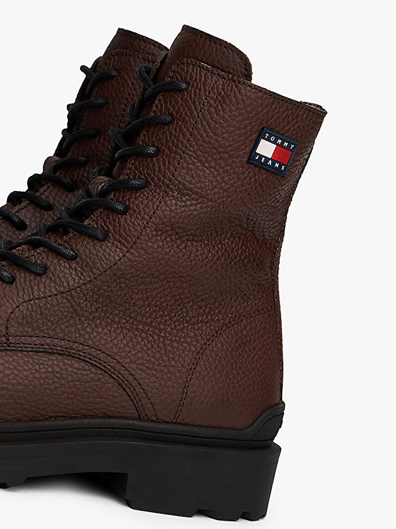 Erkek TJM Lace Up Tumbled Bot Kahverengi EM0EM01631GV0